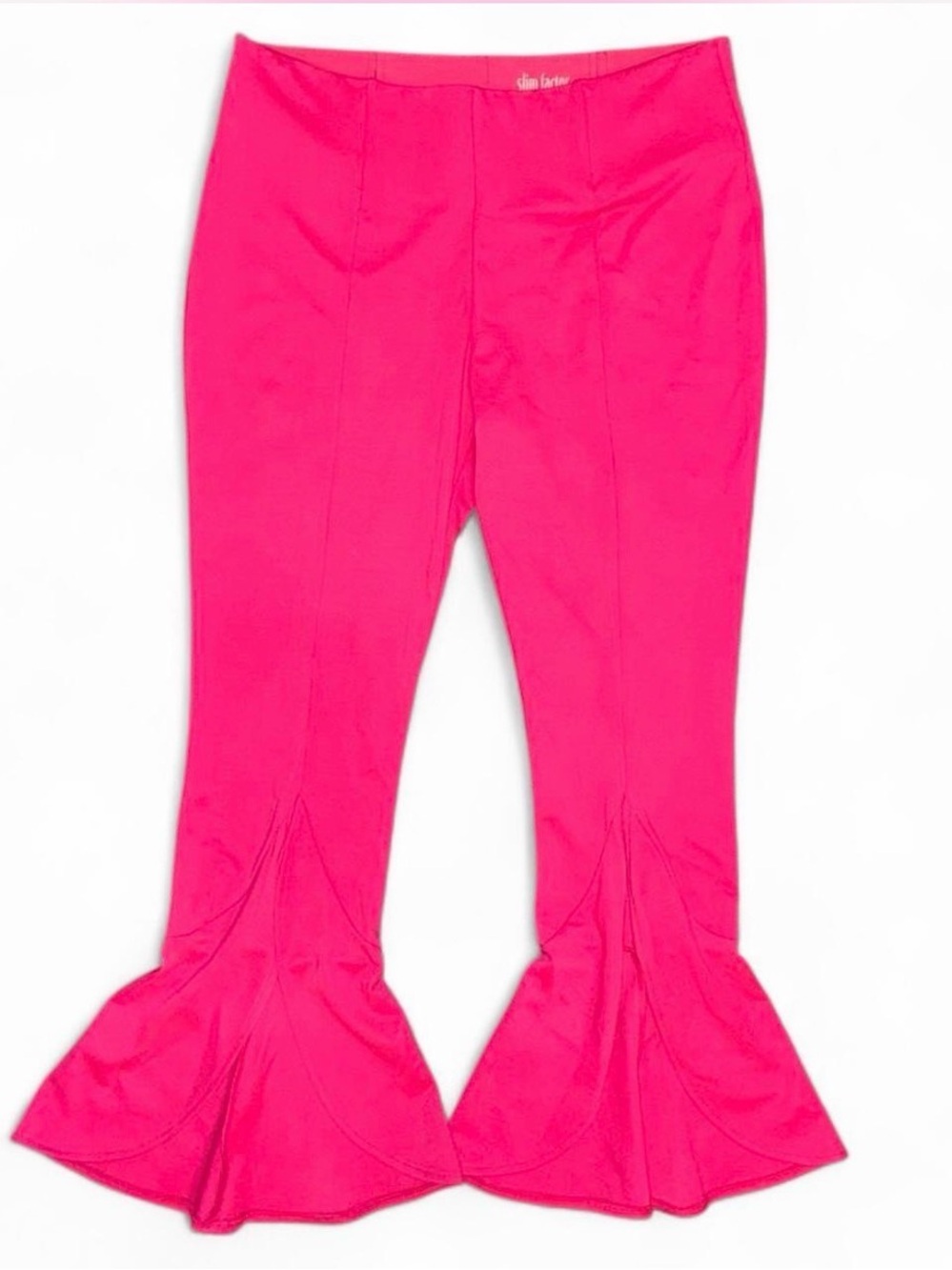 Investments Hot Pink Flared Hem Leggings